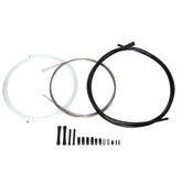 Sram Shift Cable Kit Black 4Mm Slickwire 1X (Includes 2300Mm X1.1Mm Slickwire Cable 2000X4Mm Housing 2 Aluminum Ferrules 2 End Caps) 1X MTB And Road Cables